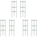 vidaXL 6 db acél és polipropilén paradicsomketrec 116 cm