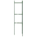 vidaXL 6 db acél és polipropilén paradicsomketrec 116 cm