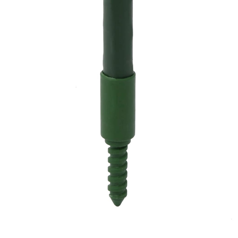 vidaXL 6 db acél és polipropilén paradicsomketrec 116 cm
