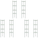 vidaXL 6 db acél és polipropilén paradicsomketrec 154 cm