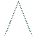 vidaXL 4 db A-alakú acél kerti rács kúszónövényekhez