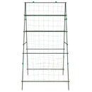 vidaXL 4 db A-alakú acél kerti rács kúszónövényekhez