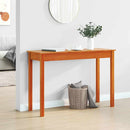 vidaXL viaszbarna tömör fenyőfa tálalóasztal 110 x 40 x 75 cm