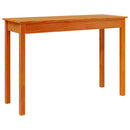 vidaXL viaszbarna tömör fenyőfa tálalóasztal 110 x 40 x 75 cm