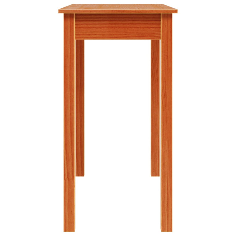vidaXL viaszbarna tömör fenyőfa tálalóasztal 80x40x75 cm