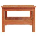 vidaXL viaszbarna tömör fenyőfa dohányzóasztal 55x55x40 cm