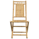 vidaXL 2 db összecsukható bambusz kerti szék 46 x 66 x 99 cm