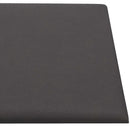 vidaXL Fali Fejtámla 12 pcs Szürke 30 x 15 cm szövet