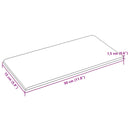 vidaXL Fali Fejtámla 12 pcs Szürke 30 x 15 cm szövet
