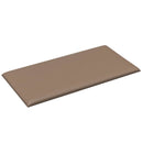 vidaXL Fali Fejtámla 12 pcs Cappuccino 30 x 15 cm szövet