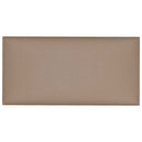 vidaXL Fali Fejtámla 12 pcs Cappuccino 30 x 15 cm szövet