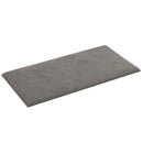 vidaXL Fali Fejtámla 12 pcs Világosszürke Bársony