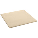 vidaXL Fali Fejtámla 12 pcs Krém 30 x 30 cm szövet