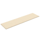 vidaXL Fali Fejtámla 12 pcs Krém 60 x 15 cm szövet