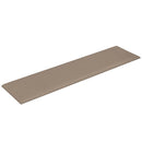 vidaXL Fali Fejtámla 12 pcs Cappuccino 60 x 15 cm szövet
