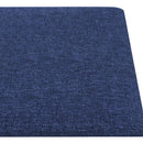 vidaXL Fali Fejtámla 12 pcs Kék 90 x 15 cm szövet