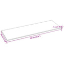 vidaXL Fali Fejtámla 12 db 90 x 30 cm Krém szövet
