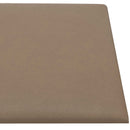 vidaXL Fali Fejtámla 12 pcs Cappuccino 90 x 30 cm szövet