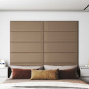 vidaXL Fali Fejtámla 12 pcs Cappuccino 90 x 30 cm szövet