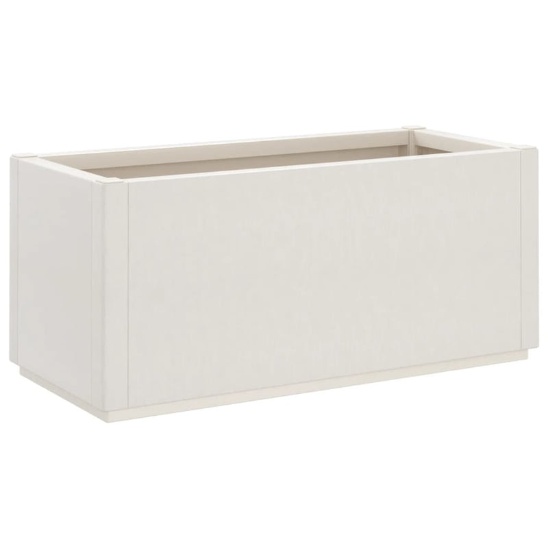 vidaXL fehér polipropilén kerti ültetőláda 80 x 36 x 35 cm