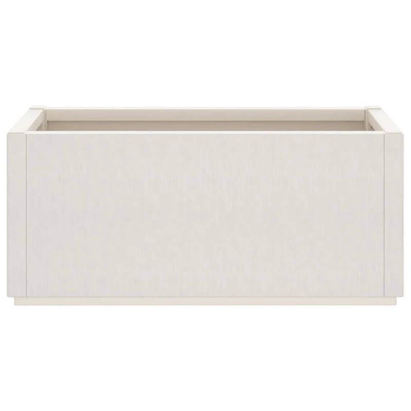 vidaXL fehér polipropilén kerti ültetőláda 80 x 36 x 35 cm