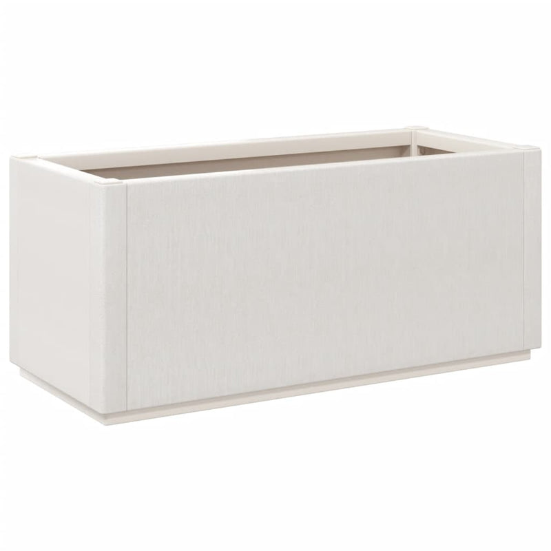 vidaXL fehér polipropilén kerti ültetőláda 80 x 36 x 35 cm