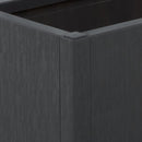 vidaXL sötétszürke PP rácsos kerti ültetőláda 80 x 36 x 140 cm