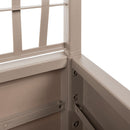 vidaXL barna polipropilén rácsos kerti ültetőláda 80 x 36 x 140 cm