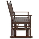 vidaXL barna tömör nyárfa hintapad 118 x 70 x 104,5 cm