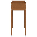 vidaXL időjárásálló acél kerti virágtartó 100,5x40,5x90 cm