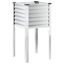 vidaXL időjárásálló acél kerti virágtartó 45 x 45 x 88 cm