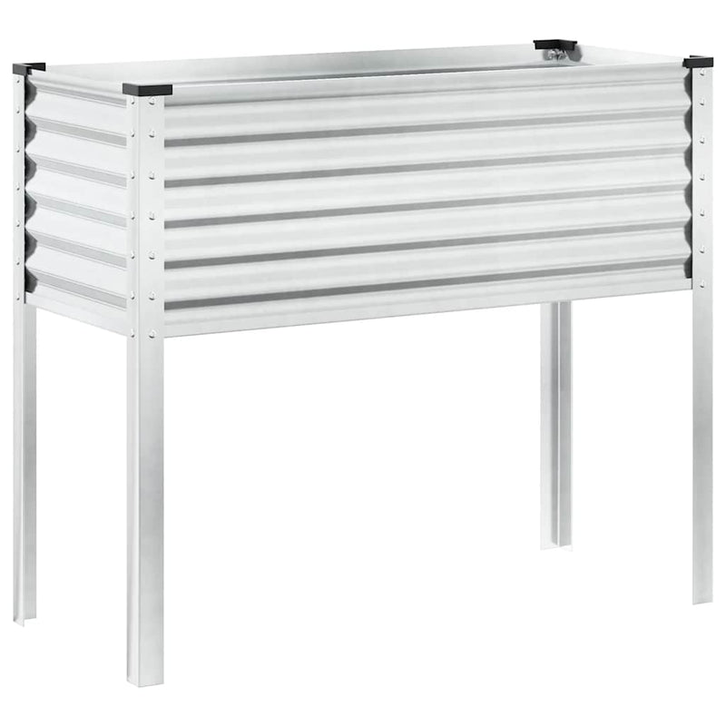 vidaXL kerti virágláda 100 x 45 x 90 cm időjárásálló acélból