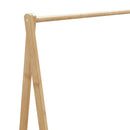 vidaXL bambusz ruhaállvány polcokkal és kerekekkel 103 x 40 x 183 cm