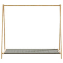 vidaXL bambusz ruhaállvány polcokkal 106 x 34 x 102 cm