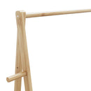 vidaXL bambusz ruhaállvány polcokkal 96 x 45,5 x 150,5 cm