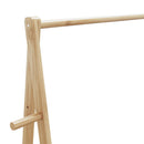 vidaXL bambusz ruhaállvány polcokkal 96 x 45,5 x 150,5 cm