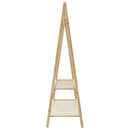 vidaXL bambusz ruhaállvány polcokkal 132 x 45,5 x 150,5 cm