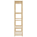 vidaXL bambusz ruhaállvány polcokkal 110x40x175 cm