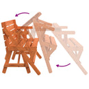 vidaXL 2 az 1-ben átalakítható tömör fenyőfa piknikasztal padokkal