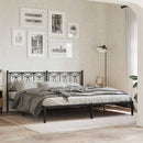 vidaXL fekete fém csere fejtámla 193 cm