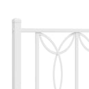 vidaXL fehér fém csere fejtámla 75 cm
