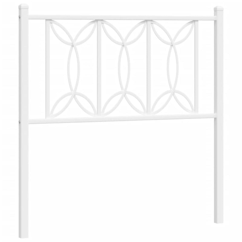 vidaXL fehér fém fejtámla 80 cm