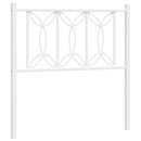 vidaXL fehér fém fejtámla 90 cm