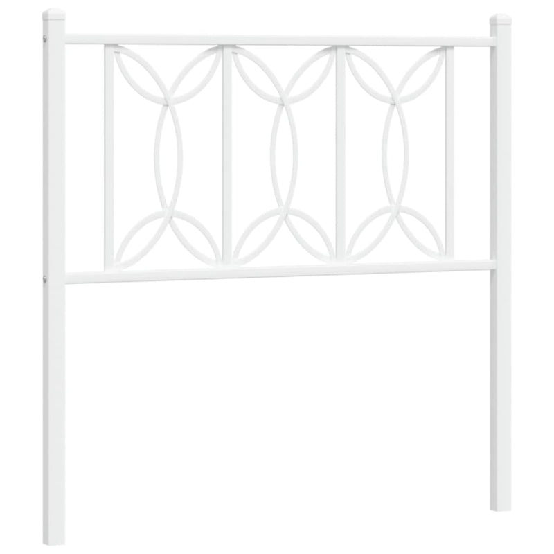 vidaXL fehér fém fejtámla 90 cm