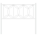 vidaXL fehér fém fejtámla 100 cm