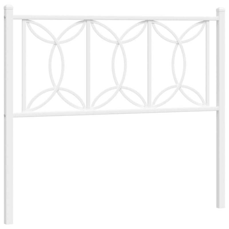 vidaXL fehér fém fejtámla 107 cm