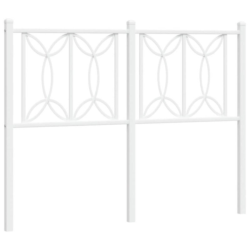vidaXL fehér fém fejtámla 120 cm