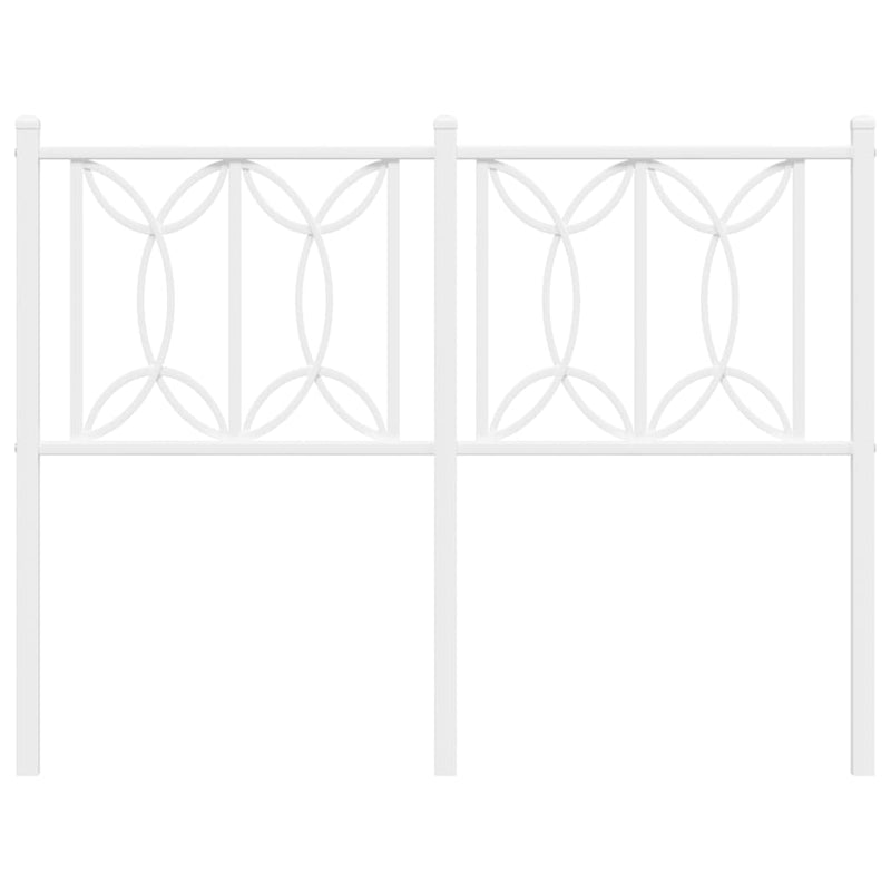 vidaXL fehér fém fejtámla 120 cm