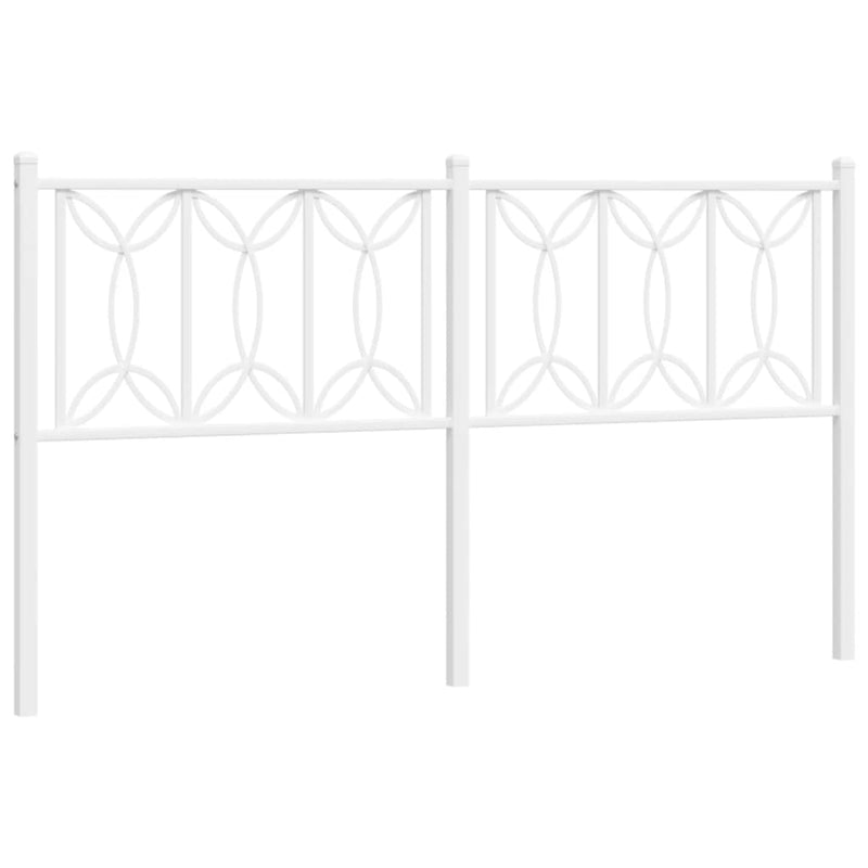 vidaXL fehér fém fejtámla 150 cm