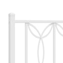 vidaXL fehér fém csere fejtámla 150 cm